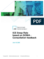 ICE Swap Rate Based On SONIA - Consultation Feedback: Draft