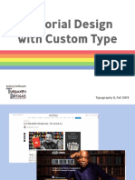 Editorial Design With Custom Type