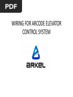 Wiring For Arcode Elevator Control System