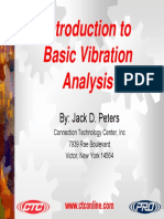 Introduction To Basic Vibration Analysis: By: Jack D. Peters