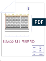 Elevacion Eje Primer Piso