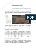 Pruebas y Funcionamiento de Sensores