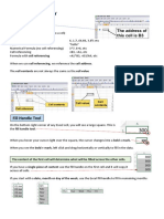 Excel Skills Summary