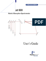 Aanalyst 600: User'S Guide