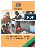 Zambia's 2017-2021 National Health Strategic Plan