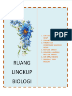 Modul KD 3.1 Ruang Lingkup Biologi