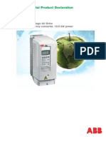 Environmental Product Declaration: Drive Low Voltage AC Drive ACS 800 Frequency Converter, 18.5 KW Power