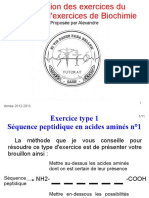 Correction Des Exercices Du Fascicule D'exercices de Biochimie (PDFDrive) PDF