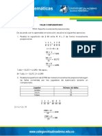 Taller Grado7 Repartos Inversamente Proporcionales