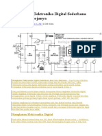 Rangkaian Elektronika Digital Sederhana Dan Cara Kerjanya