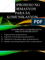 Pagpoprosesongimpormasyon