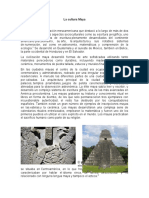Cultura Maya: civilización mesoamericana destacada por su escritura jeroglífica y avances científicos