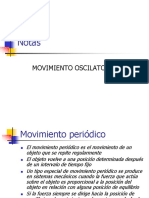 Notas Movimiento Oscilatorio