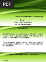 Constructing Research Instrument