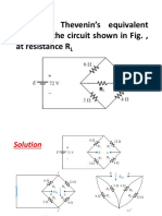 Find The Thevenin's Equivalent Circuit of The Circuit Shown in Fig., at Resistance R