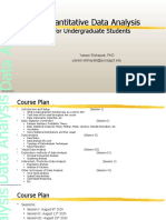 Quantitative Data Analysis: For Undergraduate Students