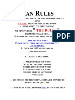 AN Ules: THE Rules