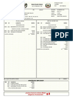 Percibos Descuentos: Boleta de Pago