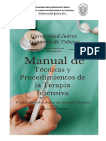 Manual de Técnicas y Procedimiento de La Terapia Intensiva 6D PDF