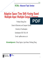 ADAPTIVE SPACE-TIME SHIFT KEYING BASED MULTIPLE-INPUT MULTIPLE-OUTPUT SYSTEMS