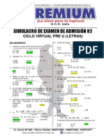 SIMULACRO DE LETRAS-02 (Tema 01 y 02) Claves PDF