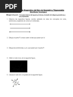 Exámenes de Diagnóstico Del Libro de Geometría y Trigonometría