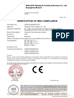 Verification of Red Compliance: SGS-CSTC Standards Technical Services Co., Ltd. Guangzhou Branch