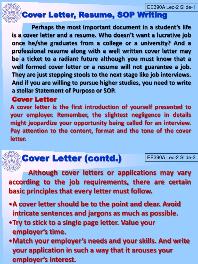 Essential Documents for Career Success A Guide to Writing Effective