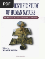 The Scientific Study of Human Nature - Tribute To Hans J. Eysenck at Eighty (1997) Edited by Helmuth Sørensen Nyborg PDF