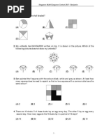 3 Point Problems: Singapore Math Kangaroo Contest 2015 - Benjamin