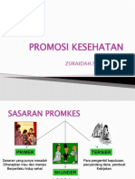 6 Sasaran Promosi Kesehatan