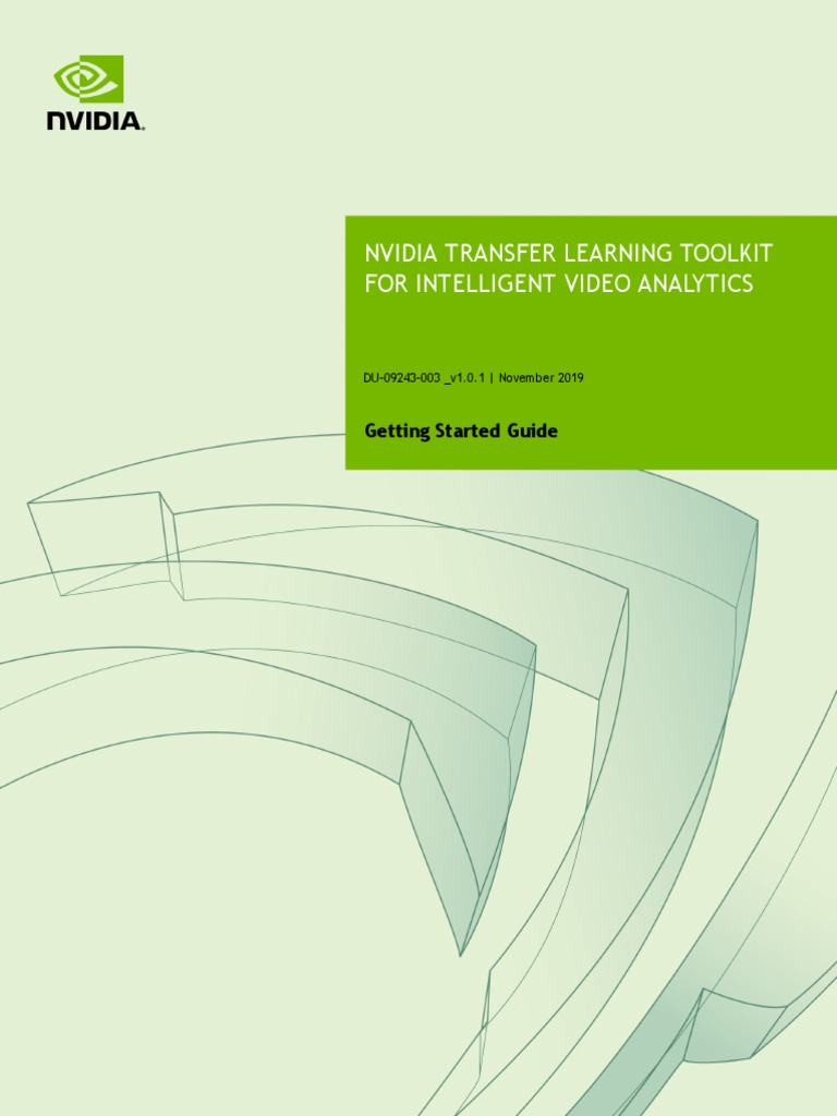 Transfer Learning Toolkit Getting Started Guide IVA | PDF | Graphics ...