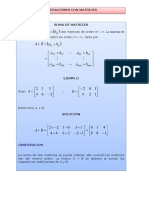 Suma y Ponderación de Matrices PDF
