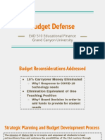 Jquap Budget Defense