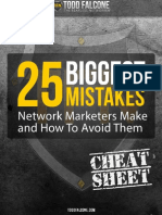 Todd Falcone 25 BIGGEST Mistakes Cheat Sheet