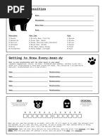 Honey Heist - Character Sheets | PDF