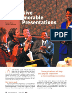 Give Memorable Presentations PDF