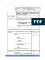 Daily Lesson Plan KSSR: Students Should Be Able To