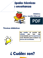 Tecnicas de Enseñanza - Aprendizaje PDF