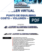 2 Taller Virtual Punto de Equilibrio - Costo Volumen Utilidad 2020 PDF