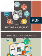 Nature vs. Inquiry