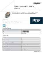 Knife Disconnect Terminal Block - UT 4-MT-P/P-EX - 3046173: Key Commercial Data