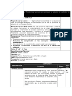 Predicción de sucesos para resolver conflictos familiares