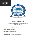 Global Review of Human Induced Earthquake