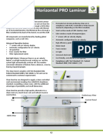 Polypropylene Horizontal PRO Laminar Clean Bench: Advanced Operation System