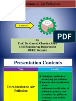 Presentation on Air Pollution: Causes, Effects and Solutions