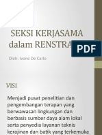 Seksi Kerjasama Dalam RENSTRA