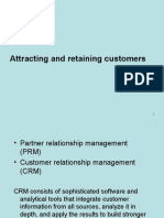 Attracting and Retaining Customers