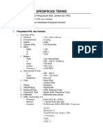 Spesifikasi Teknis Ipal