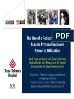 The Use of A Pediatric Abdominal Trauma Protocol Improves Resource Utilization